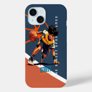 Coque Pour iPhone 15 Basket-ball de rue
