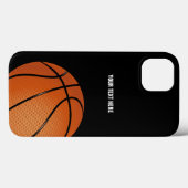 Coques Case-Mate iPhone Basket-ball du Personalized (Verso (horizontal))