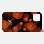 Coques Case-Mate iPhone basket-ball masculin personnalisé (Verso (horizontal))