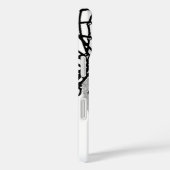 Coques Case-Mate iPhone Basket-ball noir et blanc (Verso / Droite)