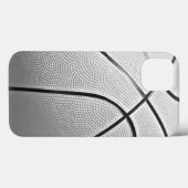 Coques Case-Mate iPhone Basket-ball noir et blanc (Verso (horizontal))