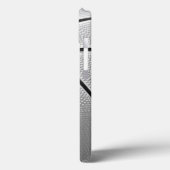 Coques Case-Mate iPhone Basket-ball noir et blanc (Verso / Gauche)