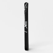 Coques Case-Mate iPhone Basket-ball noir et blanc (Dos/Gauche)