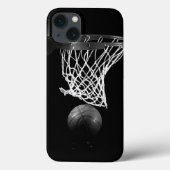 Coques Case-Mate iPhone Basket-ball noir et blanc (Verso)