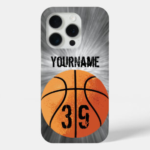 Coque iPhone 15 Pro Basket-ball (personnalisable)
