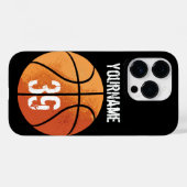 Coques Case-Mate iPhone Basket-ball (personnalisable) (Verso (horizontal))