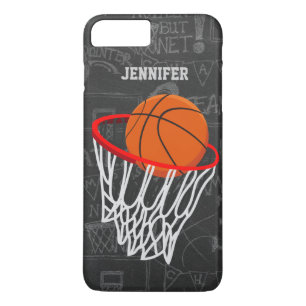 Coque Case-Mate Pour iPhone Basket-ball personnalisé et cercle de tableau