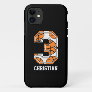 Coque Case-Mate Pour iPhone Basket-ball personnalisé numéro 3
