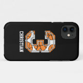 Coques Case-Mate iPhone Basket-ball personnalisé numéro 3 (Dos (Horizontal))