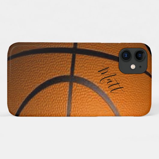 Coques Case-Mate iPhone Basket-ball personnel (Dos (Horizontal))