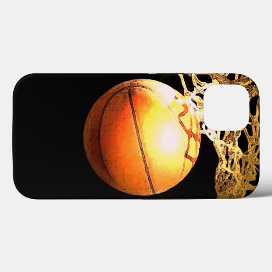 Coques Case-Mate iPhone Basket-ball spécial unique (Verso (horizontal))