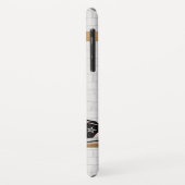 Coques Case-Mate iPhone Basket-ball vert et blanc personnalisé Jersey (Dos/Gauche)