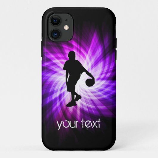 Coques Case-Mate iPhone Basket-ball violet cool (Dos)