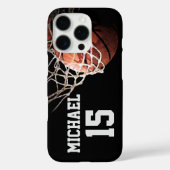 Coques Case-Mate iPhone Basket-ball Votre nom (Verso)
