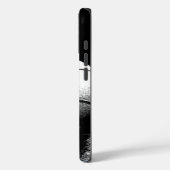 Coques Case-Mate iPhone Basket-ball Votre nom Black White Red (Verso / Gauche)