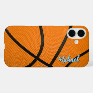 Coques iPhone 16 Plus Basket-ball Votre nom Informations personnelles