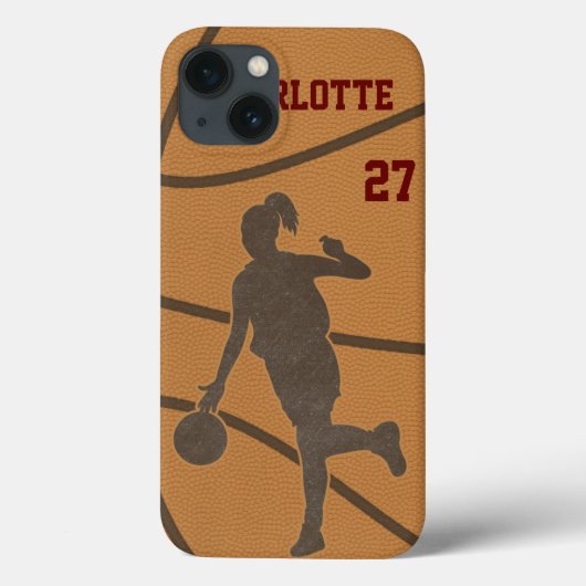 Coques Case-Mate iPhone Basketball fille iPhone iPad iPod Galaxy Razr Coqu (Verso)