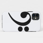 Coques Case-Mate iPhone Bass clef (Dos (Horizontal))