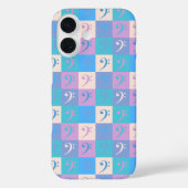 Coques Case-Mate iPhone Bass Clef Music Pastel Pattern (Verso)
