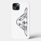 Coques Case-Mate iPhone basset blanc (Verso)