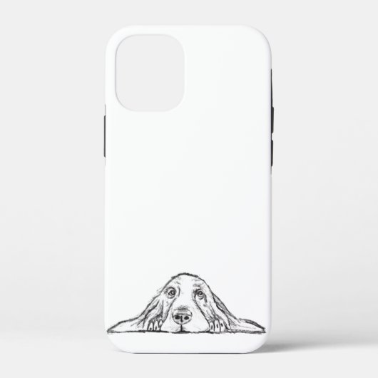 Coques Case-Mate iPhone basset blanc (Verso)