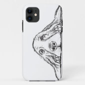 Coques Case-Mate iPhone basset blanc (Dos)