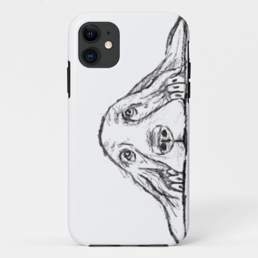 Coques Case-Mate iPhone basset blanc (Dos)