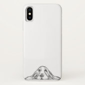 Coques Case-Mate iPhone basset blanc (Dos)
