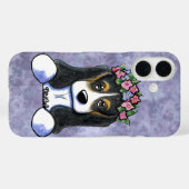 Coques Case-Mate iPhone Basset Hound Chiot KiniArt (Verso (horizontal))