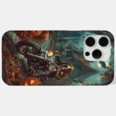 Coques Case-Mate iPhone Basset Hound équitation moto Halloween effrayant (Verso (horizontal))