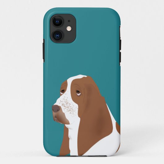 Coques Case-Mate iPhone Basset Hound iPhone SE + iPhone 5/5S, à peine là (Dos)