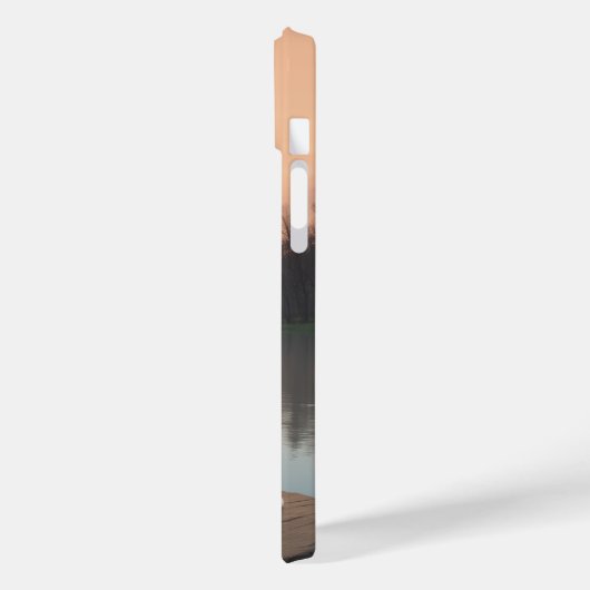 Coques Case-Mate iPhone Basset Hound par le lac (Verso / Gauche)