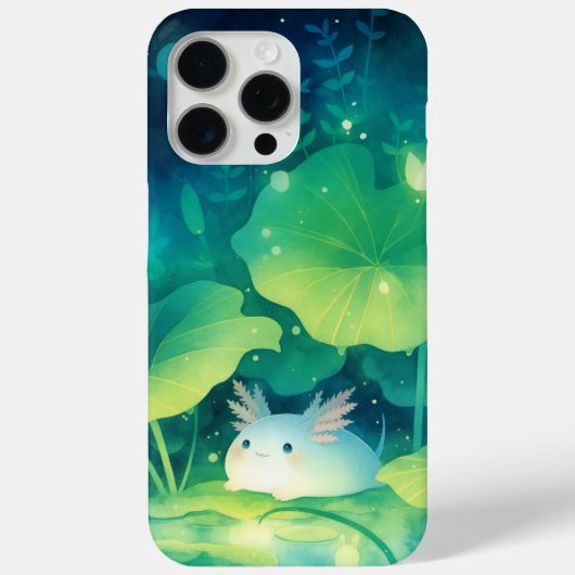 Coques Case-Mate iPhone Bassin de fleurs de bébé axolotl (Verso)