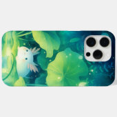 Coques Case-Mate iPhone Bassin de fleurs de bébé axolotl (Verso (horizontal))