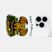 Coques Case-Mate iPhone Bat d'Halloween mignonne (Verso (horizontal))