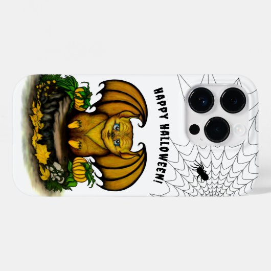 Coques Case-Mate iPhone Bat d'Halloween mignonne (Verso (horizontal))