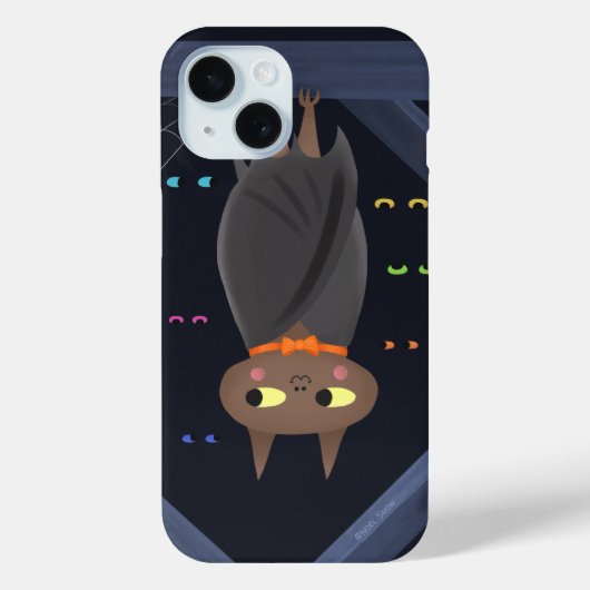 Coques Case-Mate iPhone Bat Vampire d'Halloween (Verso)
