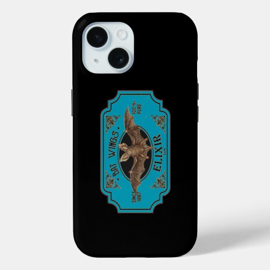 Coques Case-Mate iPhone BAT WINGS ELIXIR drôle halloween (Verso)