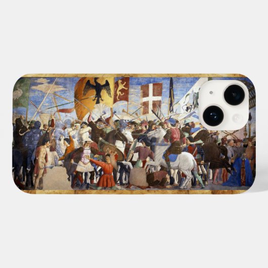 Coques Case-Mate iPhone BATAILLE D'HÉRACLIE par Piero Della Francesca (Verso (horizontal))