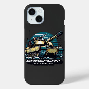 Coque Pour iPhone 15 Batailles blindées : Jeux de niveau supérieur