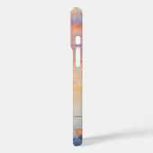 Coques Case-Mate iPhone Bateau à eau de style côtier au coucher du soleil (Verso / Gauche)