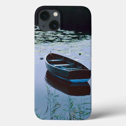 Coques Case-Mate iPhone Bateau à roues sur un petit lac entouré d'eau (Verso)