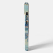 Coques Case-Mate iPhone Bateau À Voile Aquarelle Sur Peinture Océanique (Verso / Gauche)