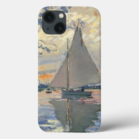 Coques Case-Mate iPhone Bateau à voile de Monet Impressionnisme français C (Verso)