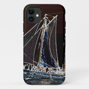 Coque iPhone 11 Bateau à voile - Photographie abstraite