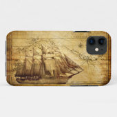Coques Case-Mate iPhone bateau de pirate (Dos (Horizontal))