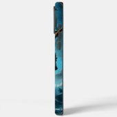 Coques Case-Mate iPhone Bateau de pirate de lune (Verso / Gauche)