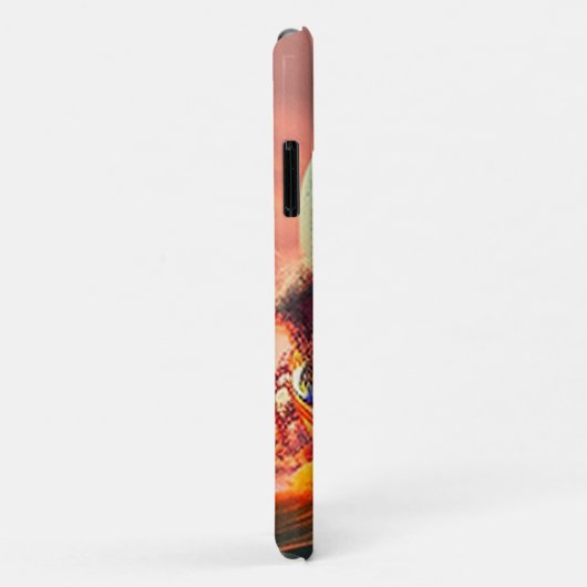 Coques Case-Mate iPhone Bateau effrayant (Dos/Droite)