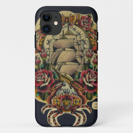 Coques Case-Mate iPhone bateau et crabes (Dos)