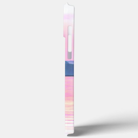 Coques Case-Mate iPhone Bateau flottant tôt le matin. Coque-Mat (Verso / Gauche)